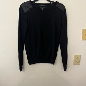 Tahari Black‎ Merino 100% Wool Sweater